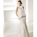 Elegant Rise Cathedral Train Lace Chiffon brudekjole